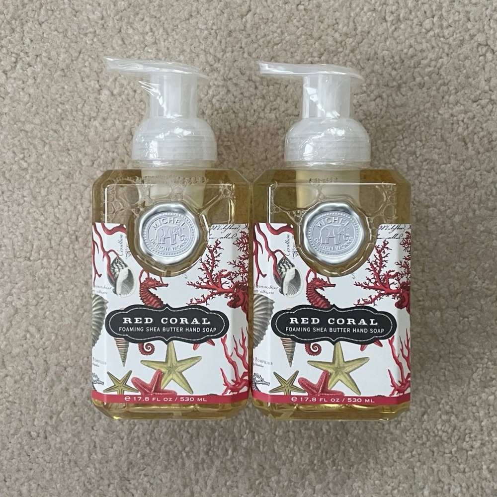 Michel Design Works Red Coral Foaming Hand Soap (2-Pack)